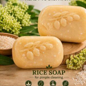 Rice Soap for Pimple Cleaning – 100% Herbal